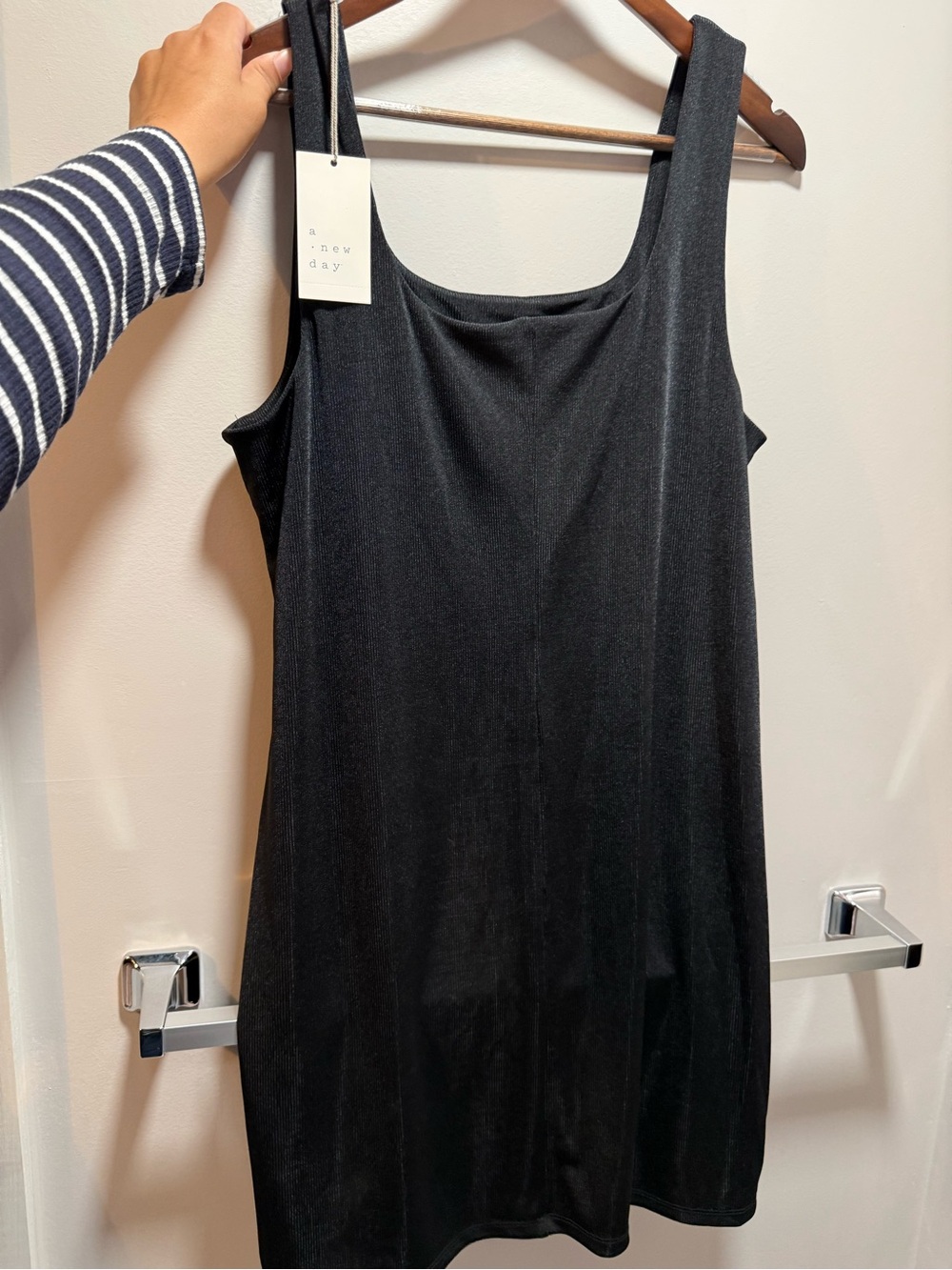 a new day Gorgeous Black Sleeveless Tank Dress XL